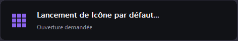 Confirmation de lancement